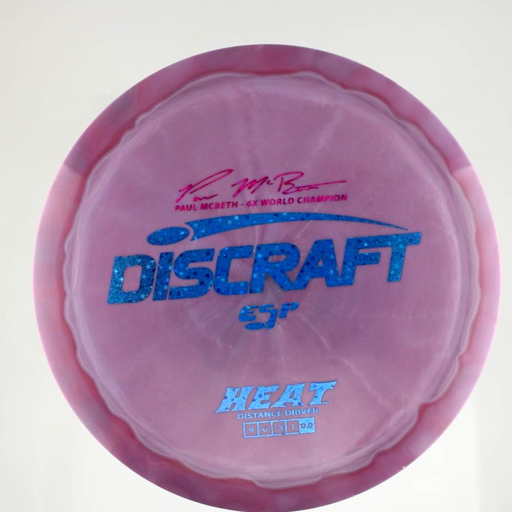 Heat - 6x World Champion Paul McBeth - Pink - 159.5 gm -  Disc ID: 591149