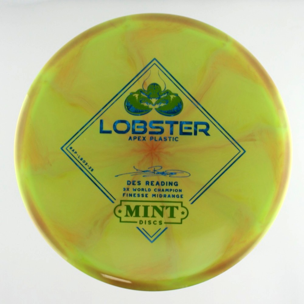 Lobster - Des Reading 3x World Champion - Yellow - 179.8 gm -  Disc ID: 591586