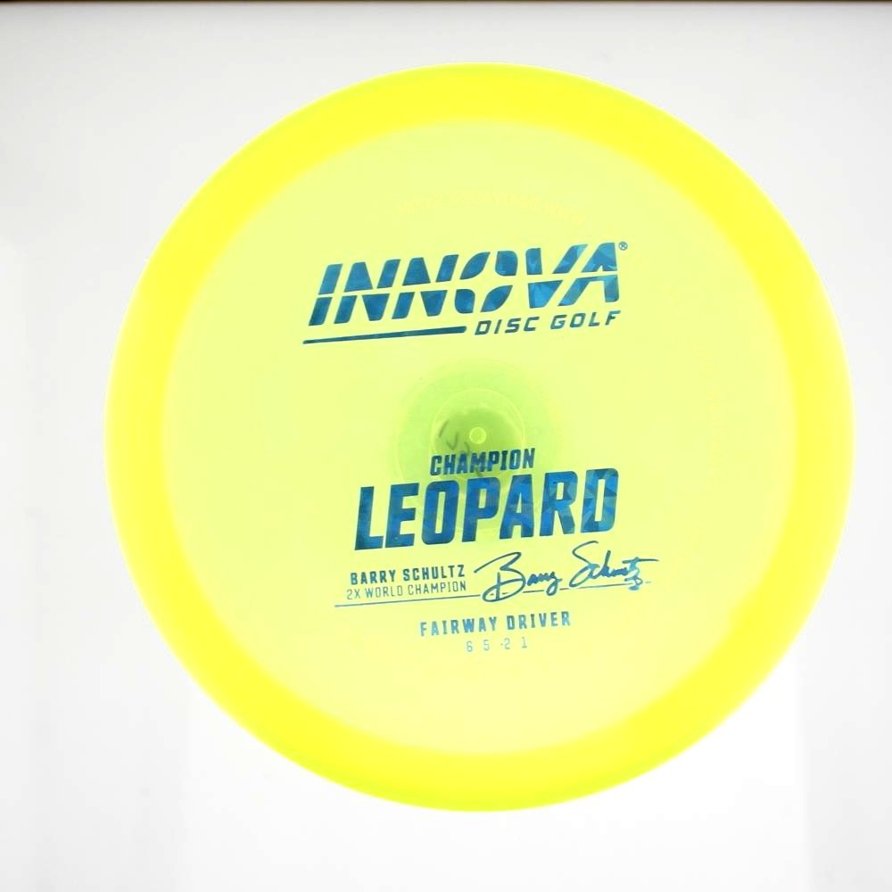 Leopard - 2x World Champion Barry Schultz - Yellow - 174.5 gm -  Disc ID: 593306
