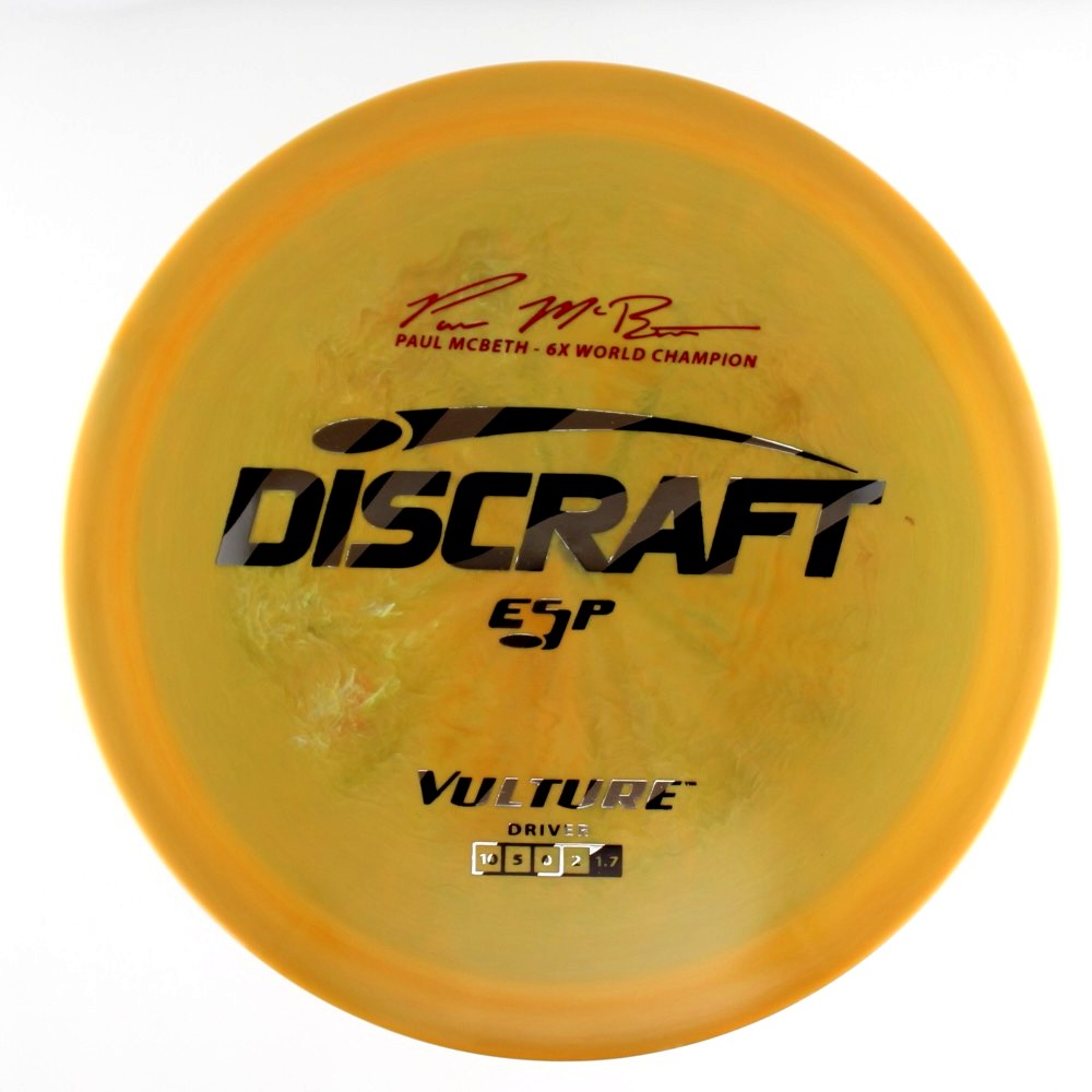 Vulture - 6x World Champion Paul McBeth - Orange - 179.0 gm -  Disc ID: 594247