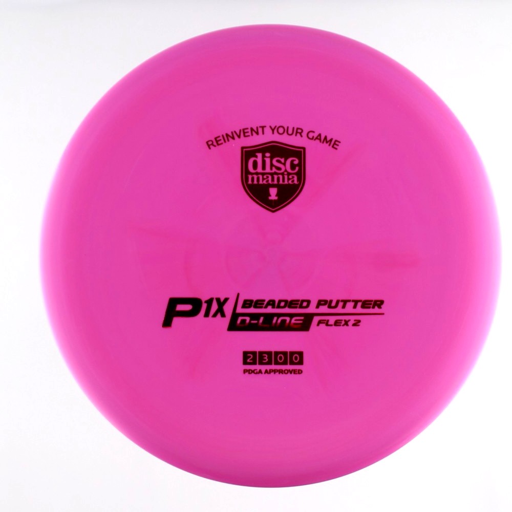P1x (Beaded Putter) - Standard - Pink - 173.3 gm -  Disc ID: 594901
