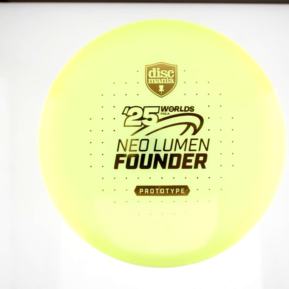 Founder - Prototype 2025 Worlds - Yellow - 176.1 gm -  Disc ID: 596298