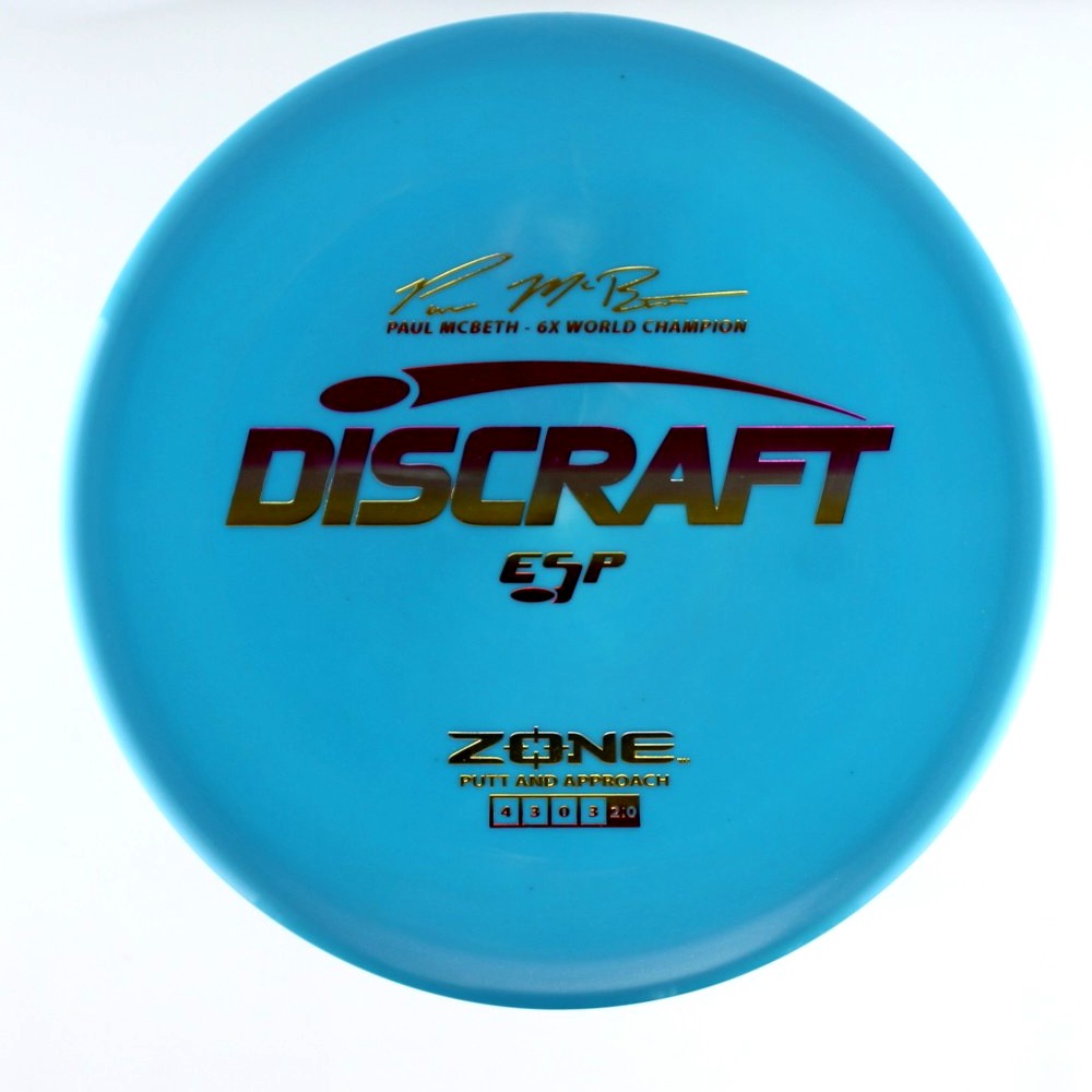 Zone - 6x World Champion Paul McBeth - Blue - 174.3 gm -  Disc ID: 596921