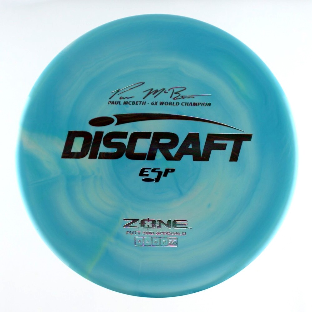 Zone - 6x World Champion Paul McBeth - Blue - 174.6 gm -  Disc ID: 596922