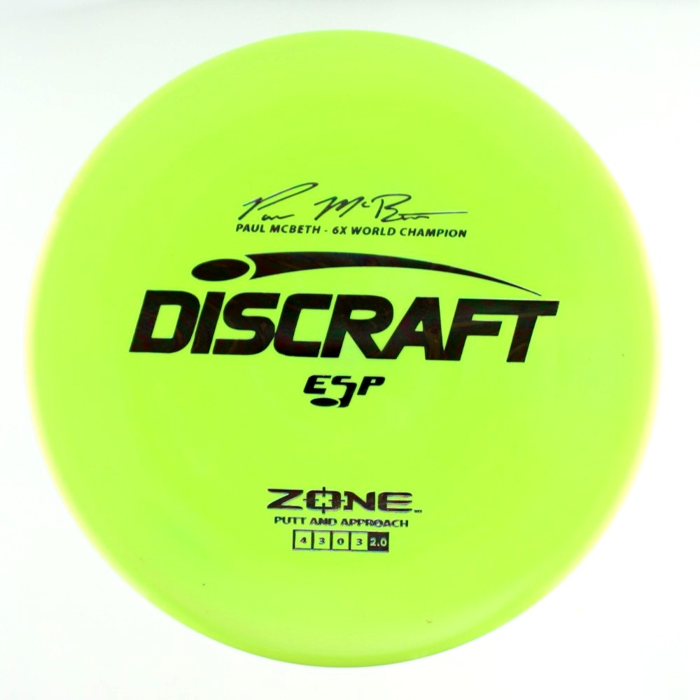 Zone - 6x World Champion Paul McBeth - Green - 174.8 gm -  Disc ID: 596923