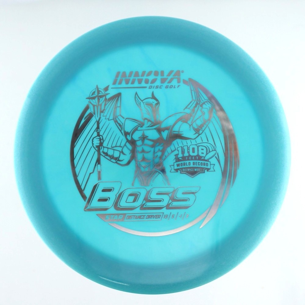 Boss - 1108 feet World Distance Record - Blue - 174.6 gm -  Disc ID: 597707