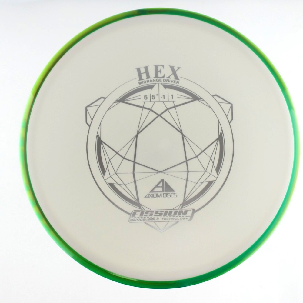 Hex - Standard - Green Rim - 147.7 gm -  Disc ID: 598146