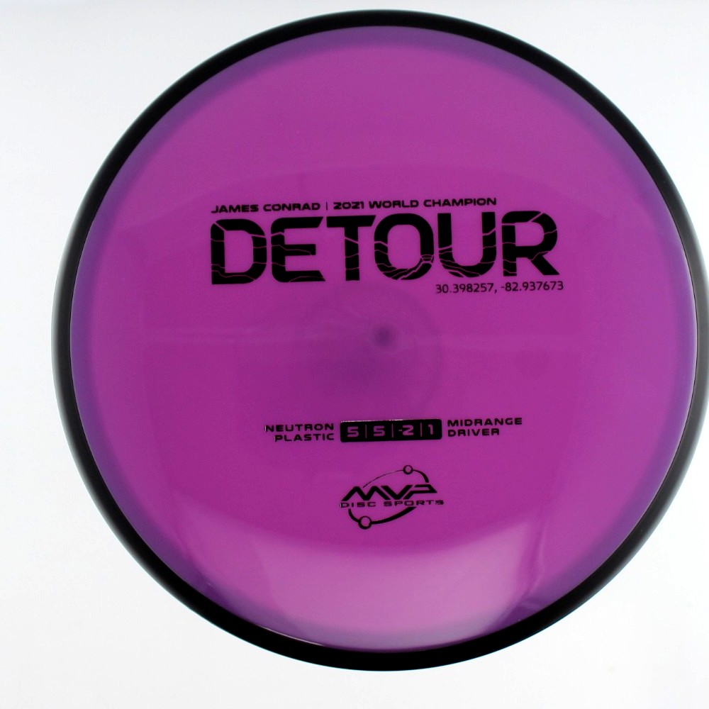 Detour - James Conrad 2021 World Champion - Purple - 169.3 gm -  Disc ID: 598198