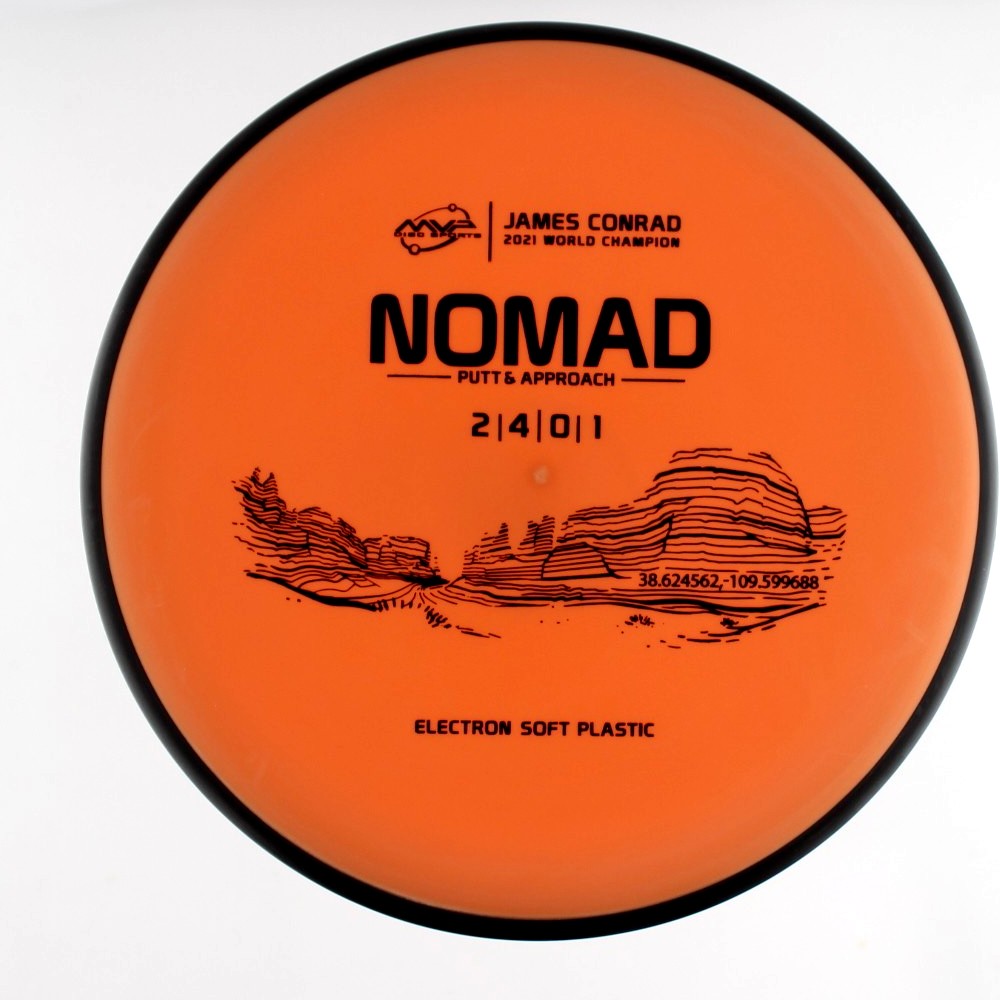 Nomad - James Conrad 2021 World Champion - Orange - 167.1 gm -  Disc ID: 598237