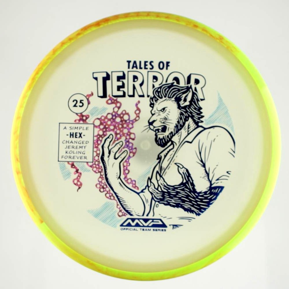 Hex - Jeremy Koling Halloween - Day Glo Rim - 176.7 gm -  Disc ID: 599244