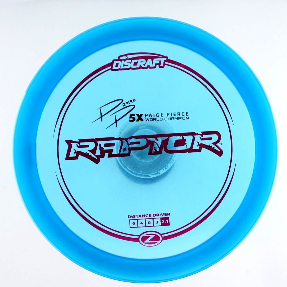 Raptor - 5x World Champion Paige Pierce - Blue - 172.4 gm -  Disc ID: 600041