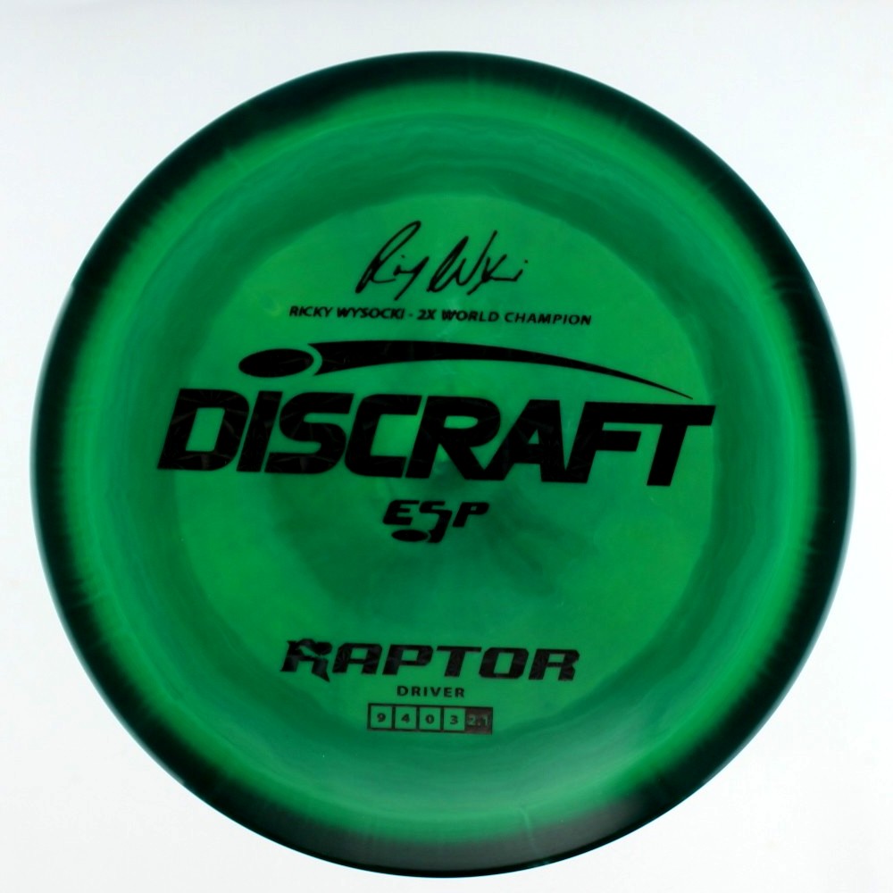 Raptor - Ricky Wysocki - Green - 173.3 gm -  Disc ID: 600044