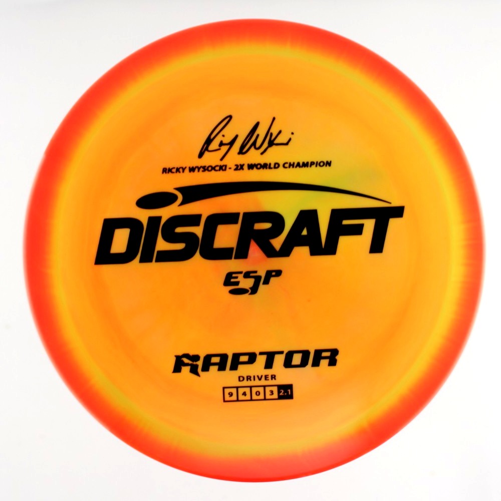 Raptor - Ricky Wysocki - Orange - 173.9 gm -  Disc ID: 600045