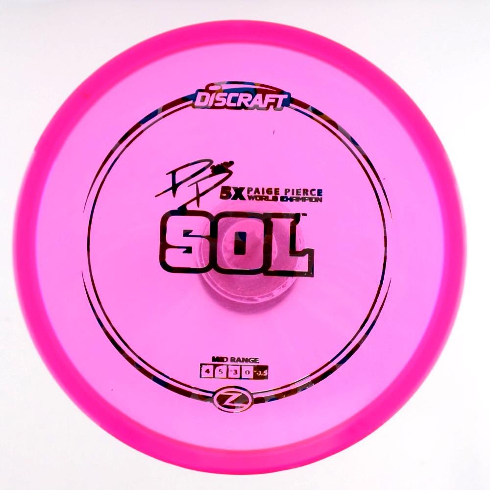Sol - 5x World Champion Paige Pierce - Pink - 167.5 gm -  Disc ID: 600056