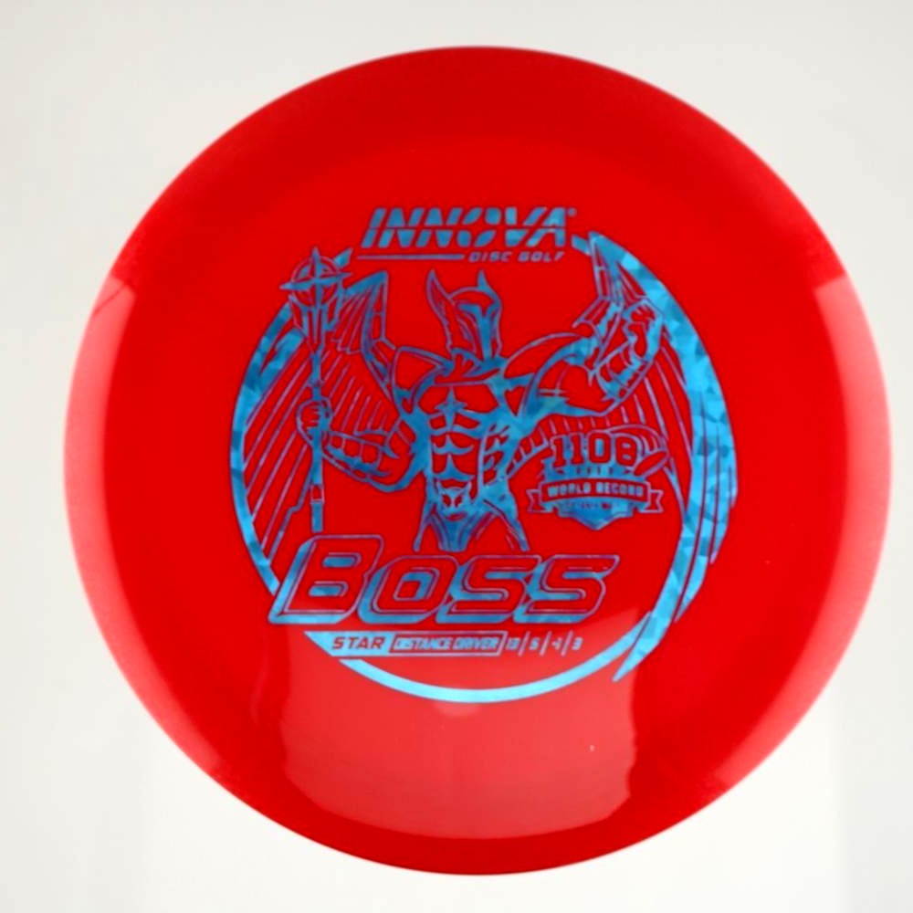 Boss - 1108 feet World Distance Record - Red - 172.6 gm -  Disc ID: 600767