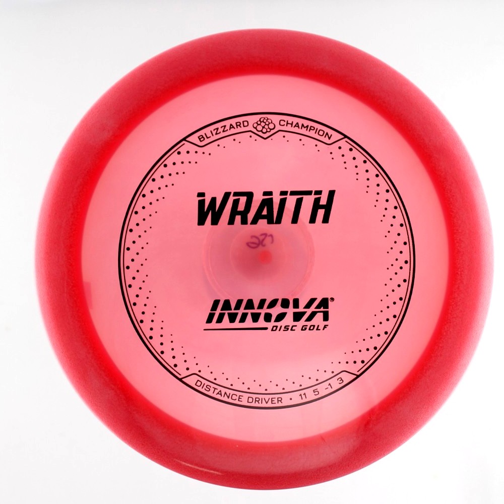 Wraith - Standard - Red - 156.6 gm -  Disc ID: 601169