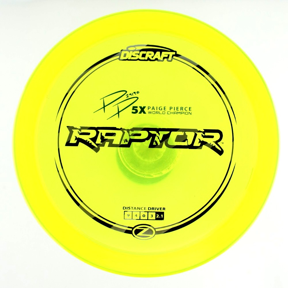 Raptor - 5x World Champion Paige Pierce - Green - 173.4 gm -  Disc ID: 601654