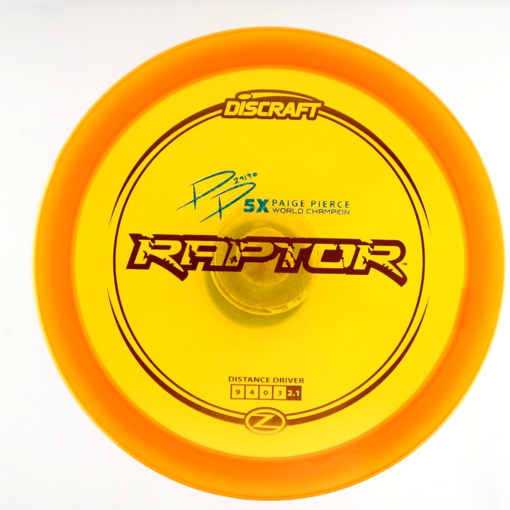 Raptor - 5x World Champion Paige Pierce - Orange - 172.5 gm -  Disc ID: 601655