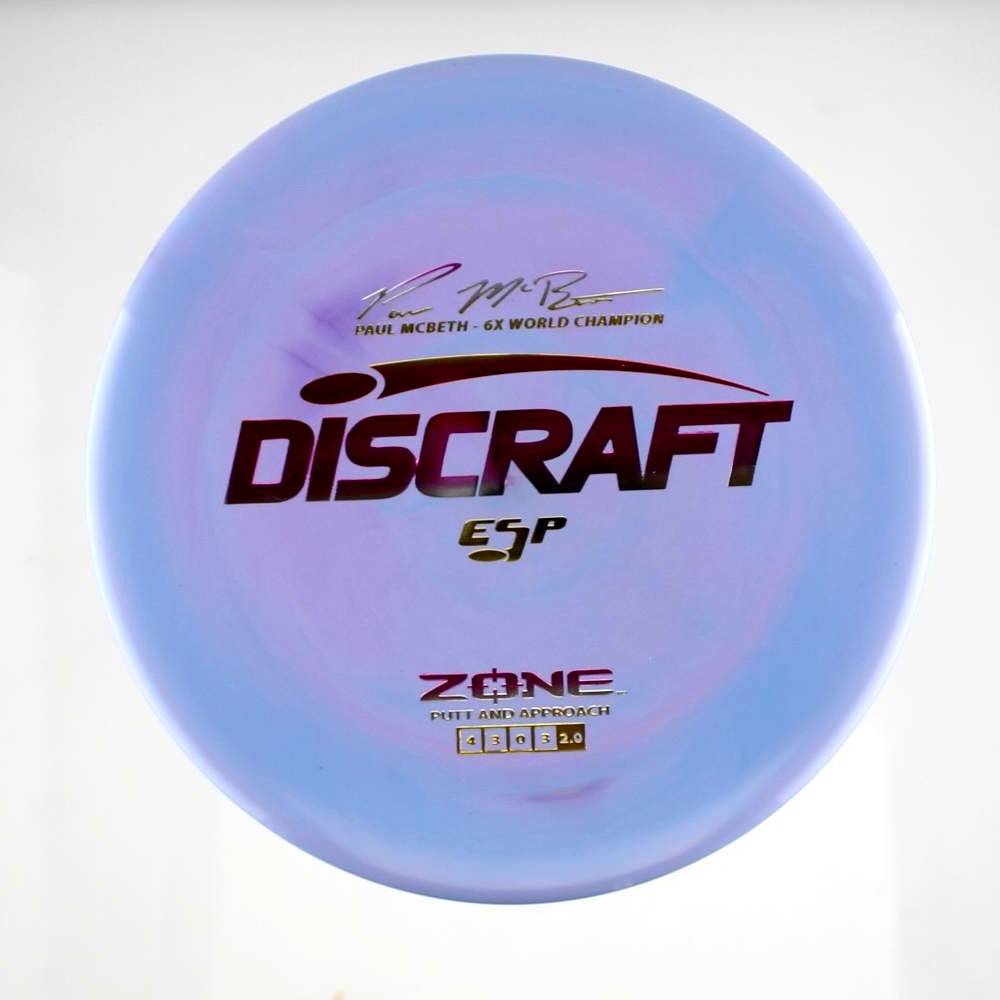 Zone - 6x World Champion Paul McBeth - Blue - 173.9 gm -  Disc ID: 601707