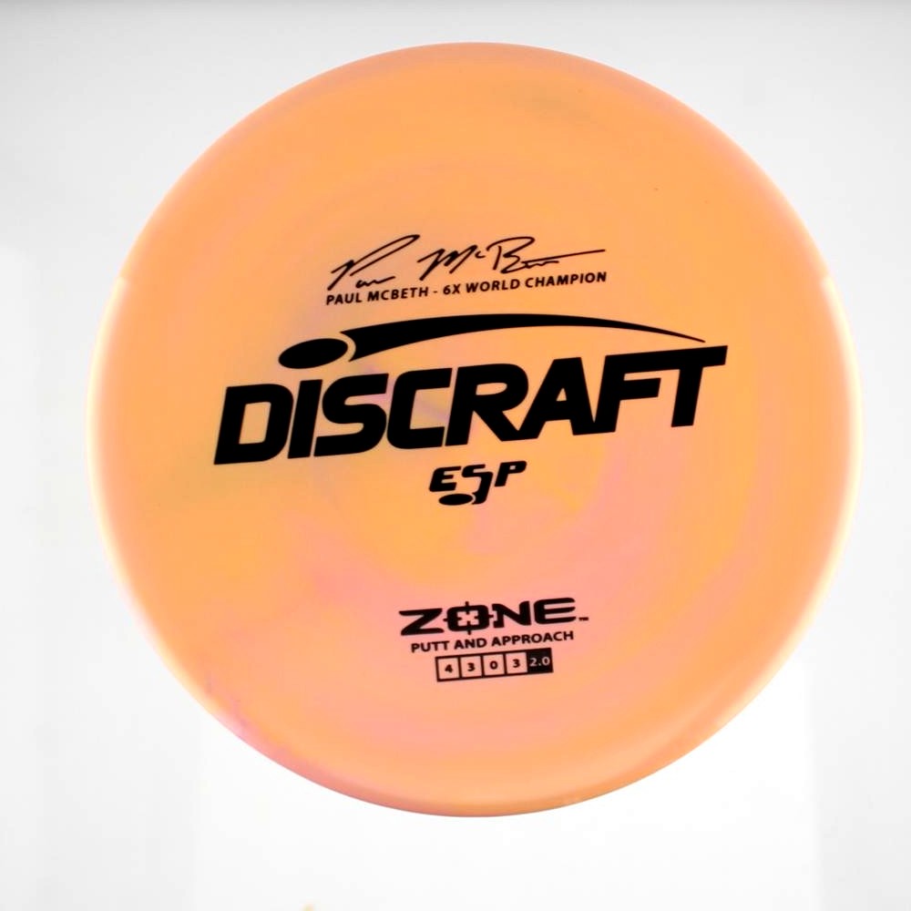 Zone - 6x World Champion Paul McBeth - Orange - 173.9 gm -  Disc ID: 601711