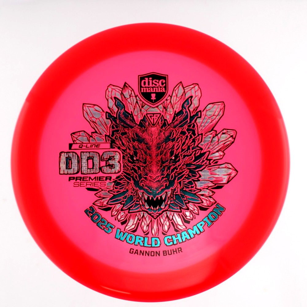 DD3 (Distance Driver 3) - Gannon Buhr - Red - 174.9 gm -  Disc ID: 601822