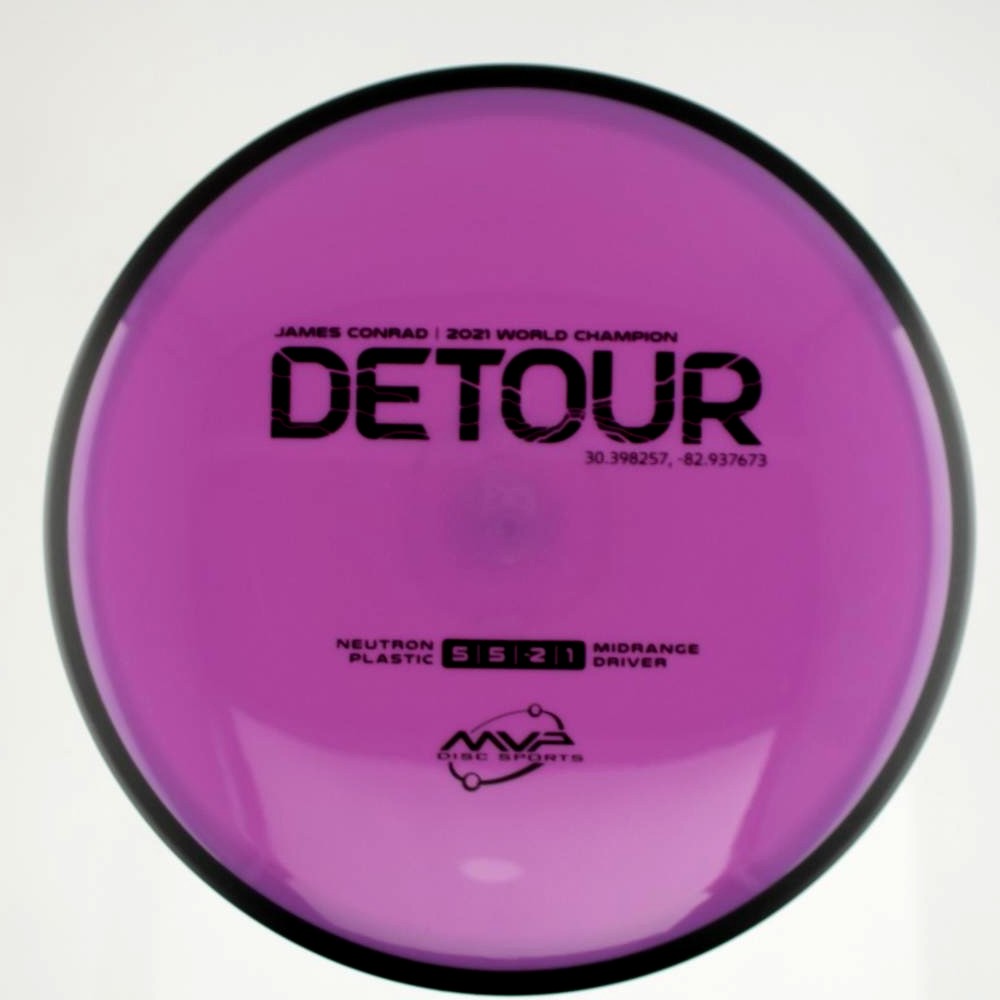 Detour - James Conrad 2021 World Champion - Purple - 174.1 gm -  Disc ID: 601891