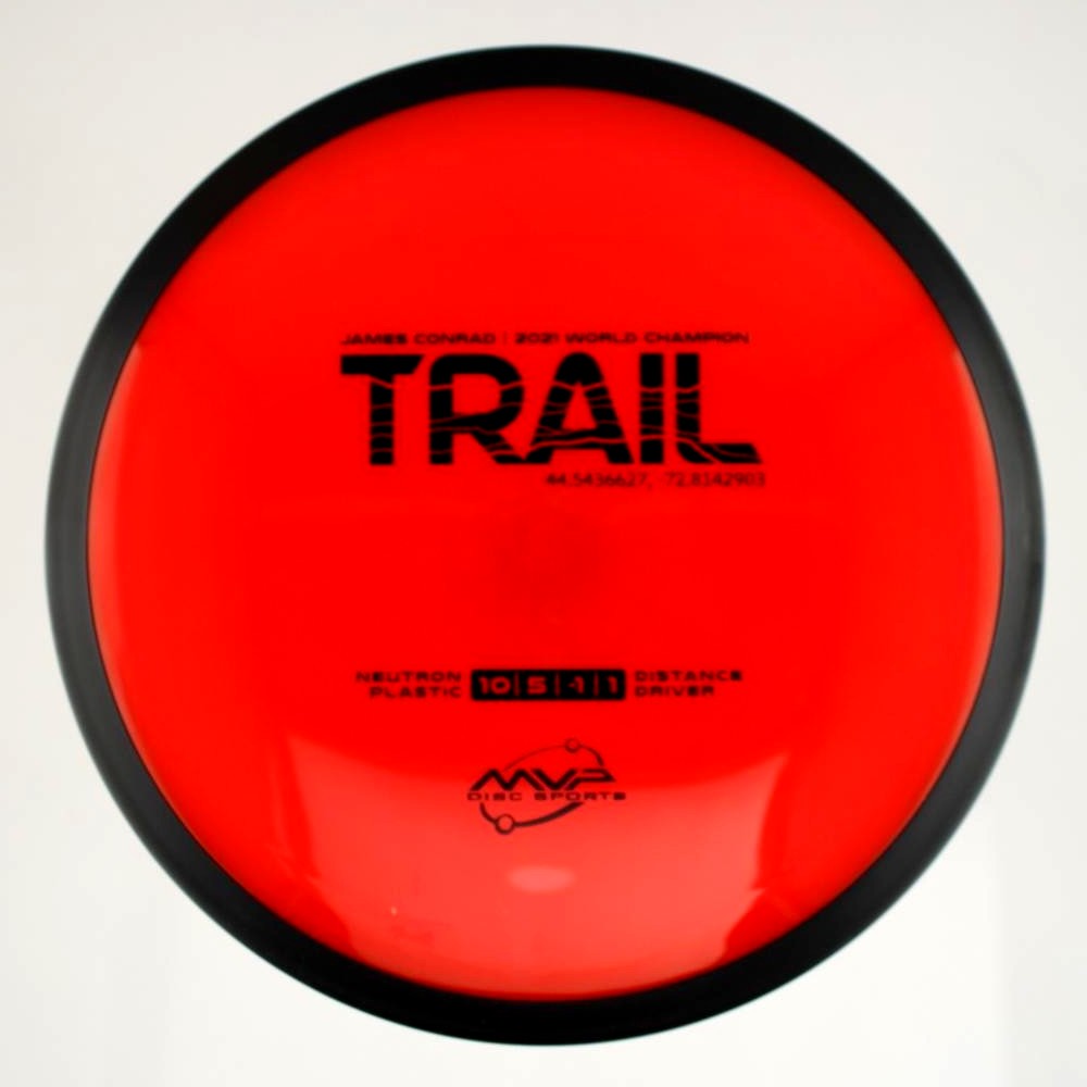 Trail - James Conrad 2021 World Champion - Red - 172.3 gm -  Disc ID: 602018