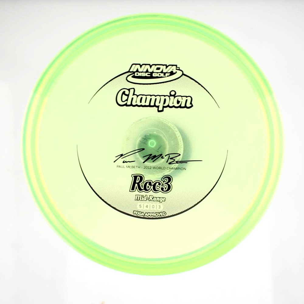 Roc3 - Paul McBeth 2012 World Champion - Green - 177.5 gm -  Disc ID: 602697