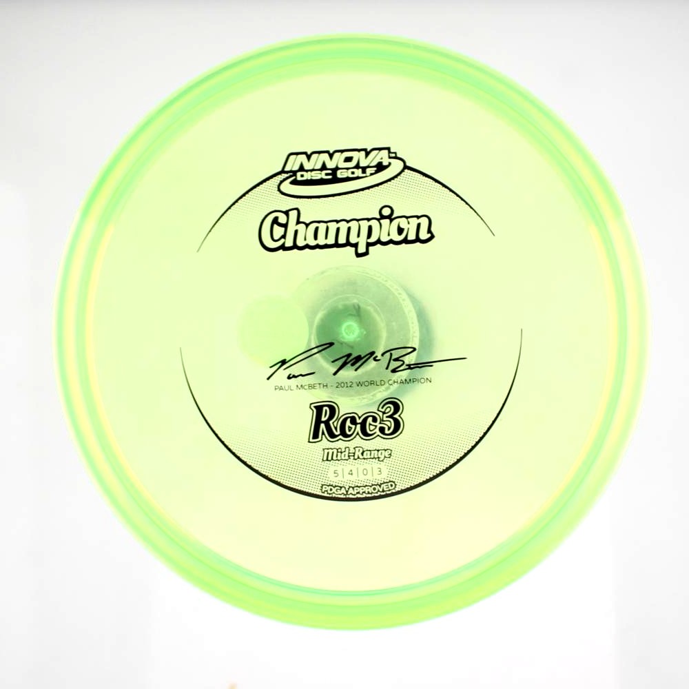 Roc3 - Paul McBeth 2012 World Champion - Green - 177.3 gm -  Disc ID: 602699