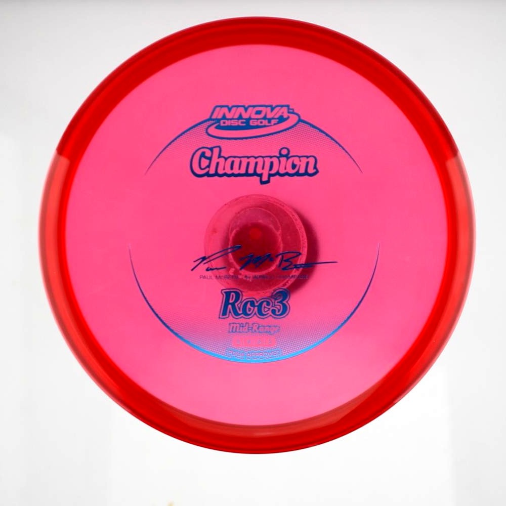 Roc3 - 4x World Champion Paul McBeth - Red - 169.5 gm -  Disc ID: 602724