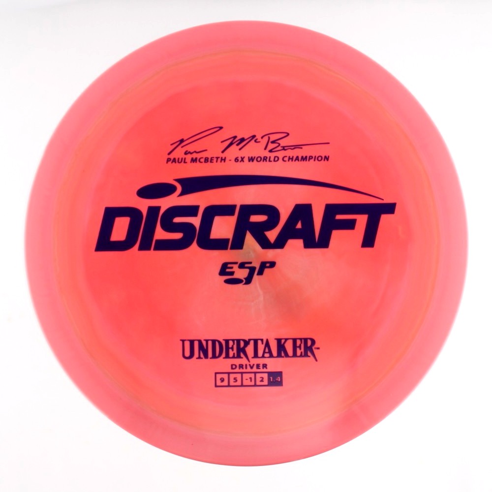 Undertaker - 6x World Champion Paul McBeth - Pink - 169.0 gm -  Disc ID: 604270