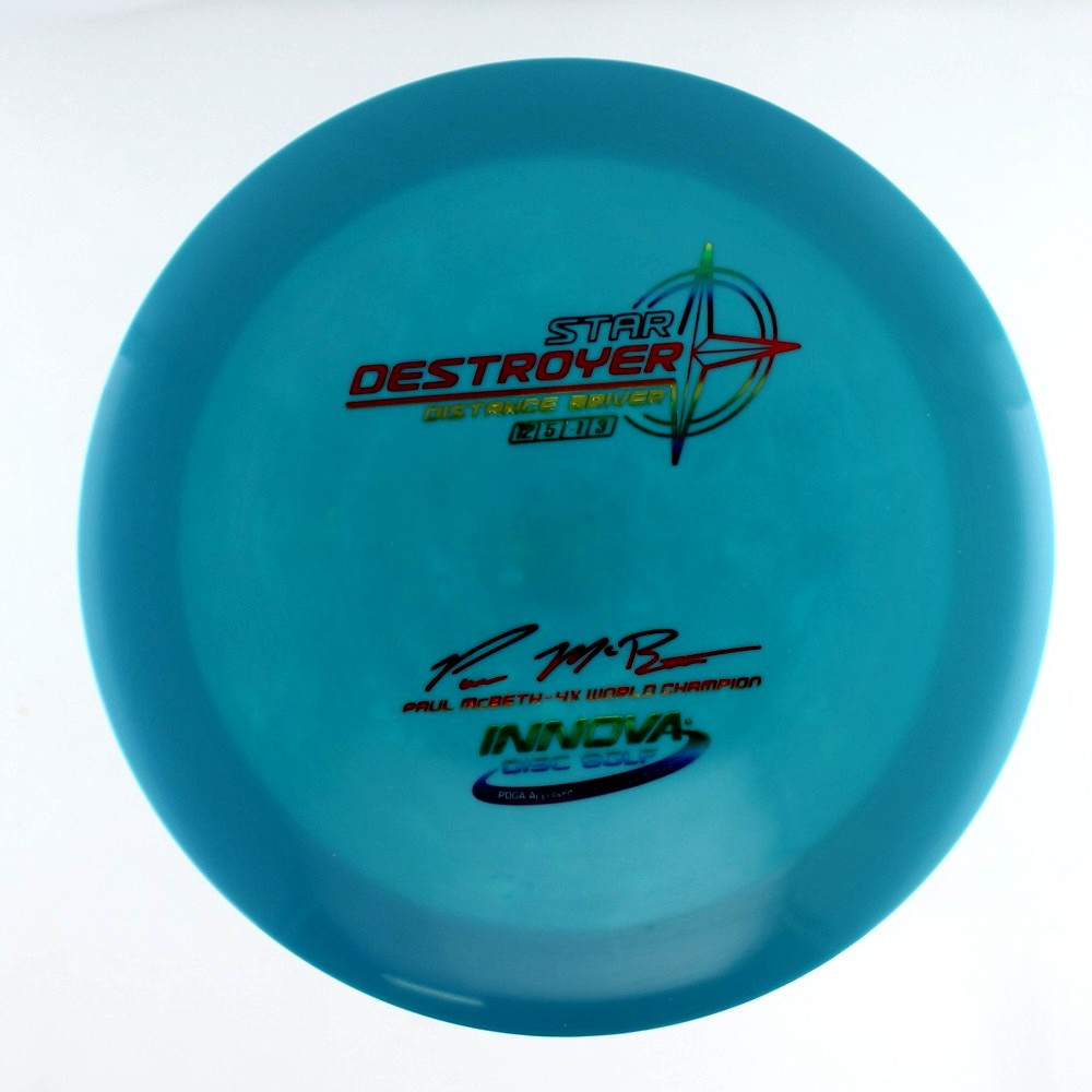 Destroyer - 4x World Champion Paul McBeth - Blue - 176.9 gm -  Disc ID: 604421