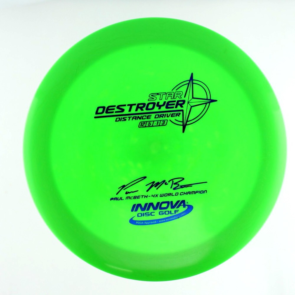 Destroyer - 4x World Champion Paul McBeth - Green - 175.5 gm -  Disc ID: 604427