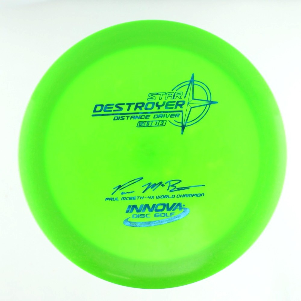 Destroyer - 4x World Champion Paul McBeth - Green - 169.5 gm -  Disc ID: 604428