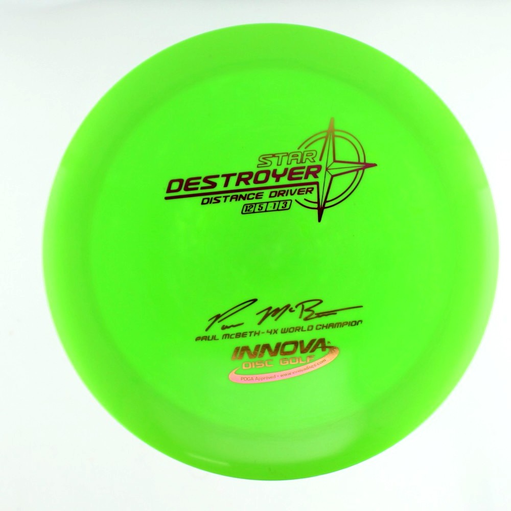Destroyer - 4x World Champion Paul McBeth - Green - 174.5 gm -  Disc ID: 604429