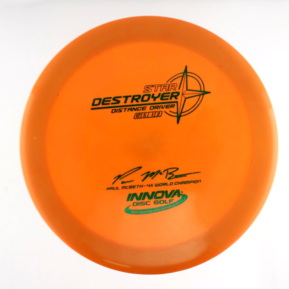Destroyer - 4x World Champion Paul McBeth - Orange - 173.1 gm -  Disc ID: 604430