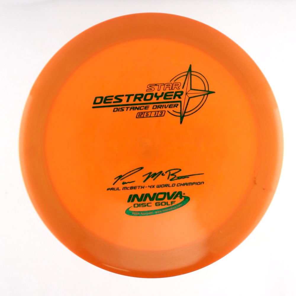 Destroyer - 4x World Champion Paul McBeth - Orange - 172.6 gm -  Disc ID: 604432