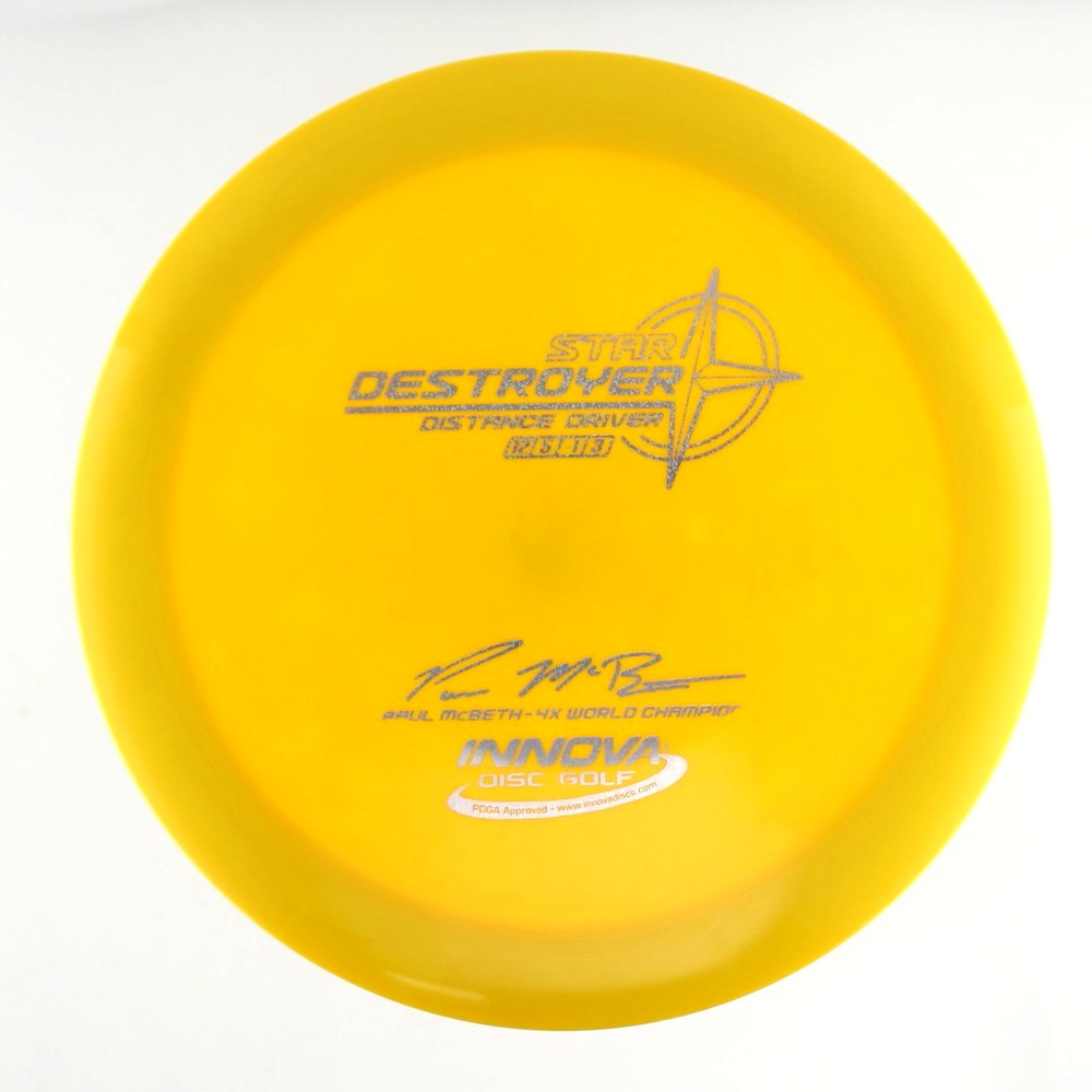 Destroyer - 4x World Champion Paul McBeth - Yellow - 174.9 gm -  Disc ID: 604436