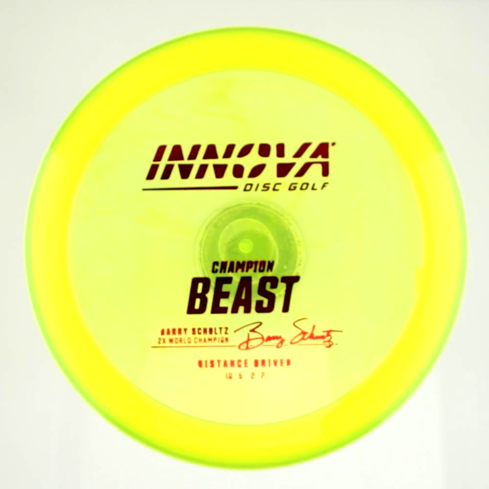 Beast - 2x World Champion Barry Schultz - Yellow - 175.4 gm -  Disc ID: 604811