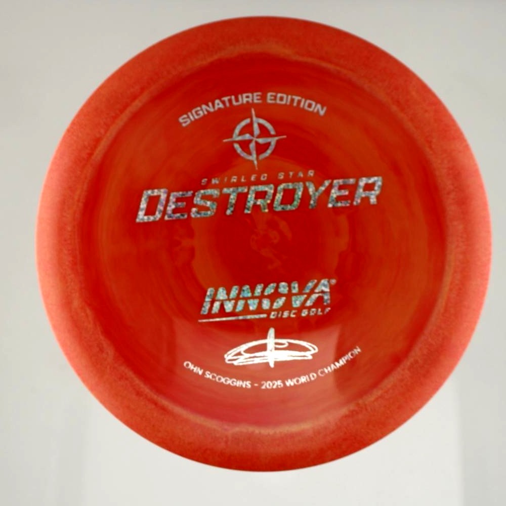 Destroyer - Ohn Scoggins Signature - Orange - 144.3 gm -  Disc ID: 605610