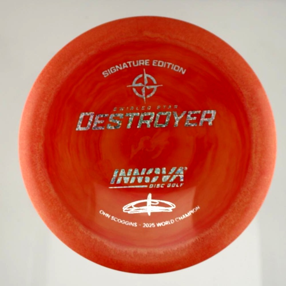 Destroyer - Ohn Scoggins Signature - Orange - 144.4 gm -  Disc ID: 605611