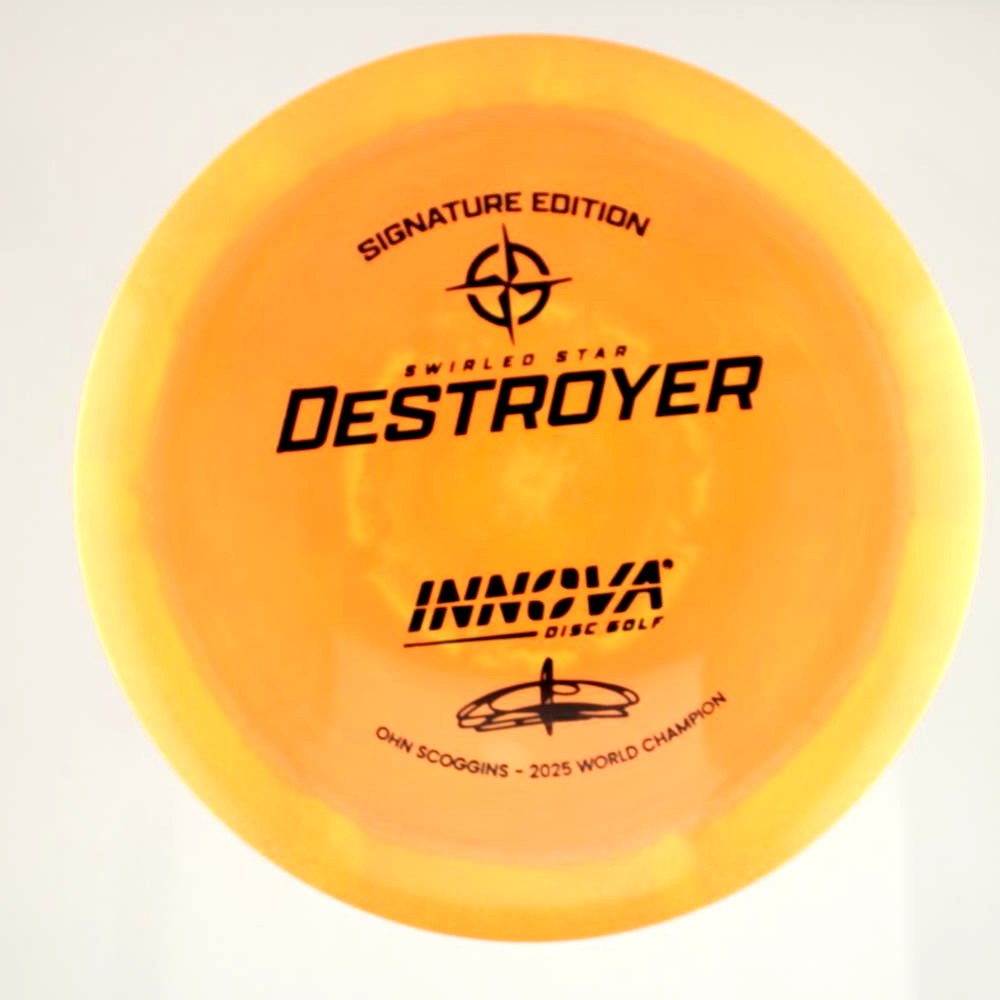 Destroyer - Ohn Scoggins Signature - Orange - 159.5 gm -  Disc ID: 605627