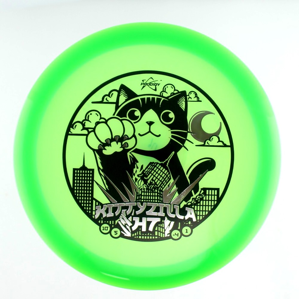 H7 - Kittyzilla - Green - 178.3 gm -  Disc ID: 606038