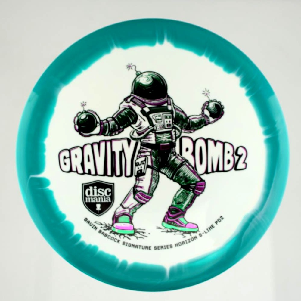 PD2 (Power Driver 2) - Gavin Babcock Gravity Bomb 2 - Teal - 175.1 gm -  Disc ID: 606157