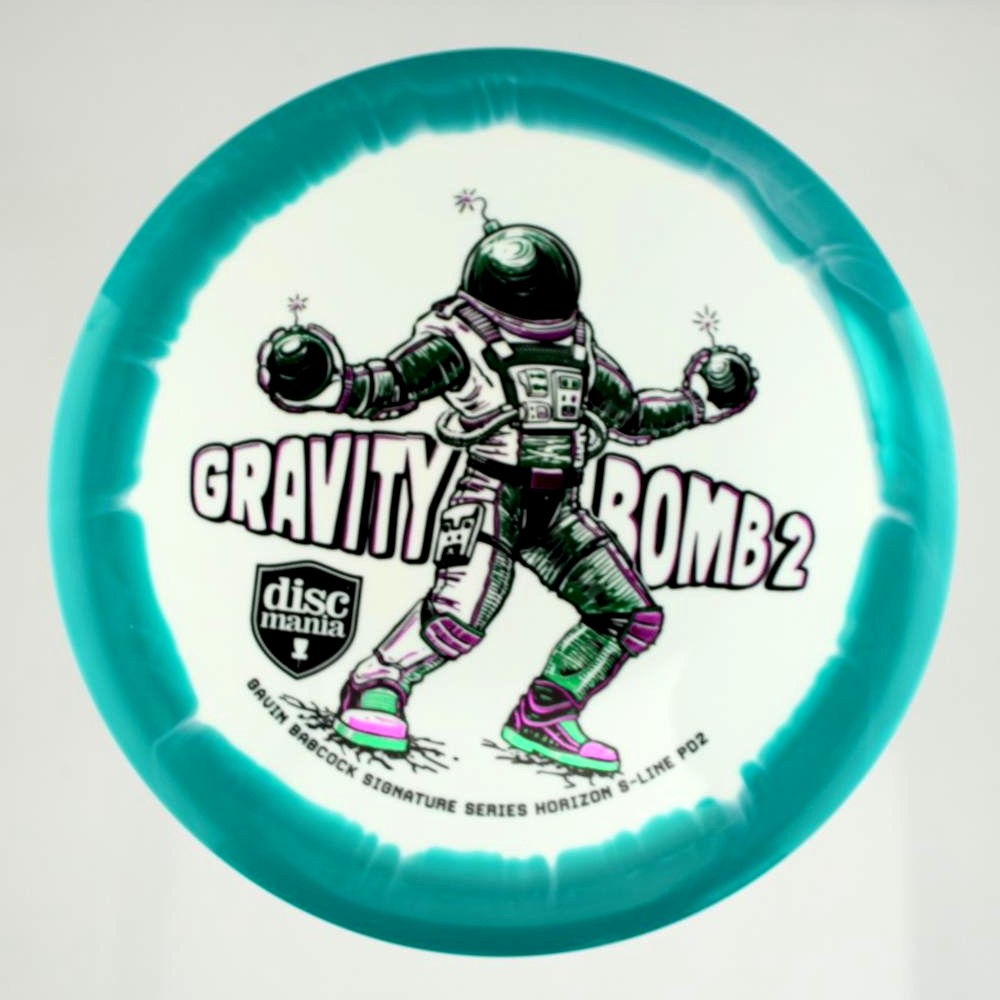 PD2 (Power Driver 2) - Gavin Babcock Gravity Bomb 2 - Teal - 175.5 gm -  Disc ID: 606159