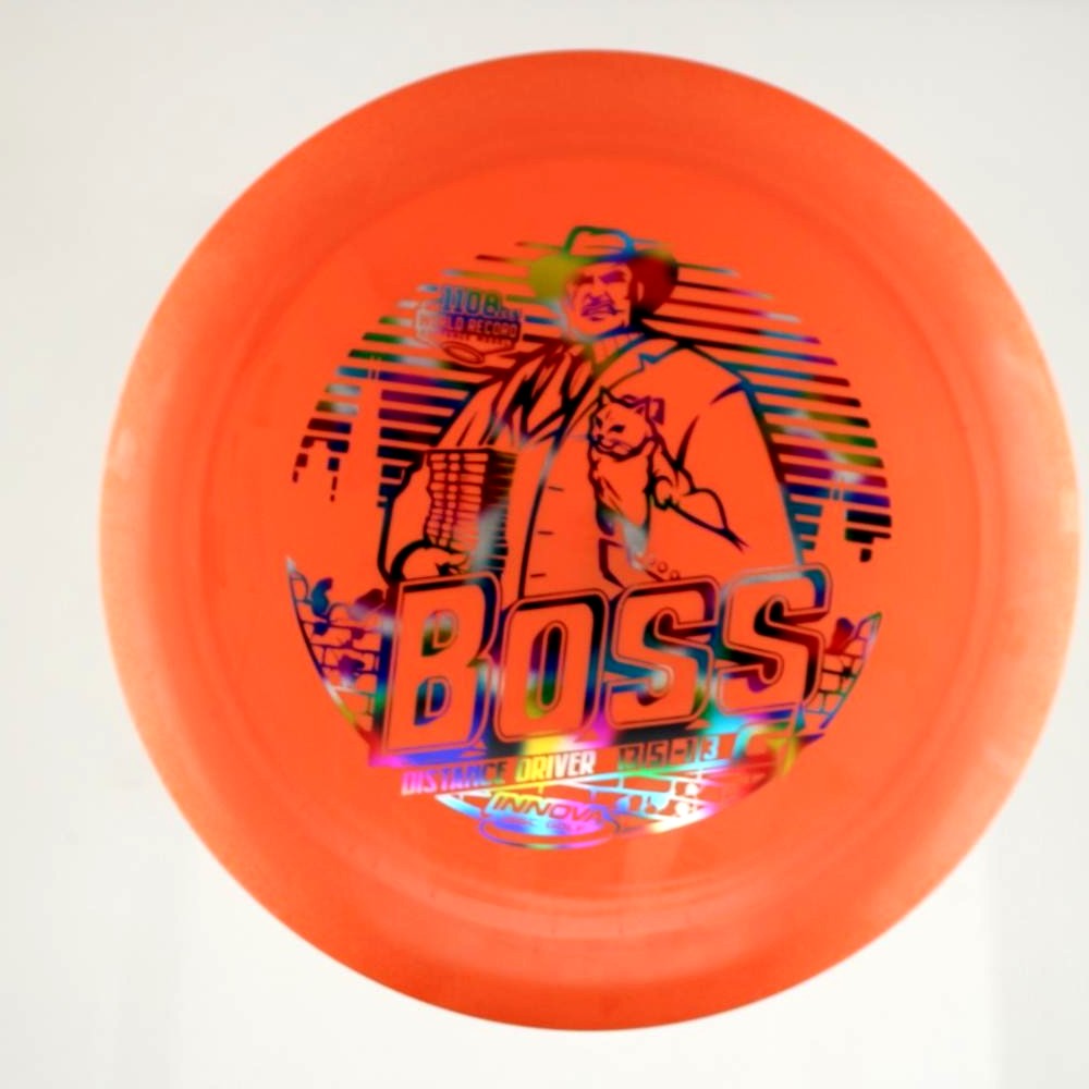 Boss - 1108 feet World Distance Record - Orange - 166.9 gm -  Disc ID: 606547