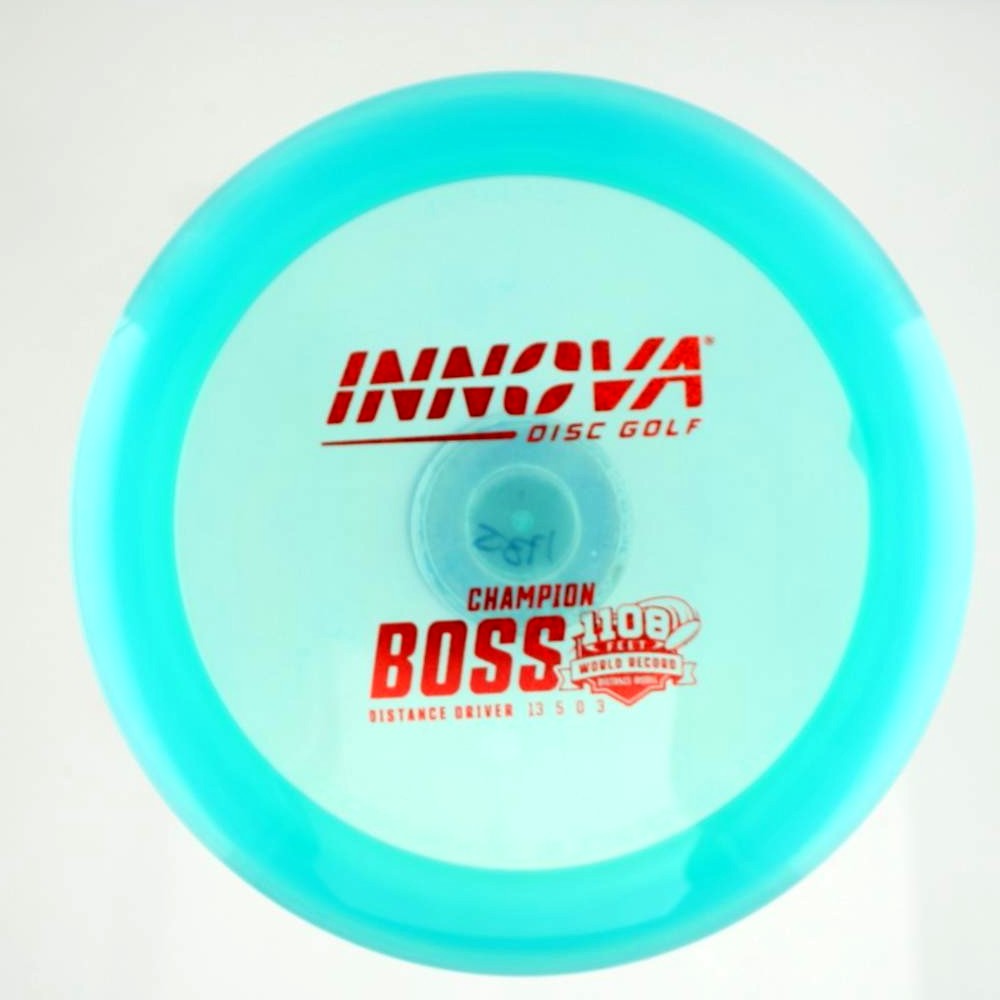 Boss - 1108 feet World Distance Record - Blue - 175.7 gm -  Disc ID: 606548