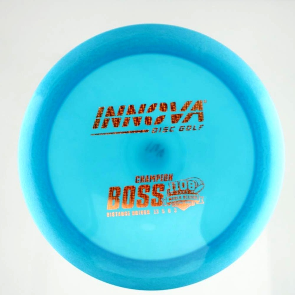 Boss - 1108 feet World Distance Record - Blue - 166.5 gm -  Disc ID: 606553