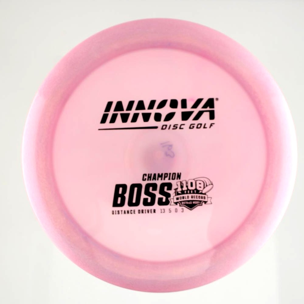 Boss - 1108 feet World Distance Record - Pink - 163.5 gm -  Disc ID: 606556