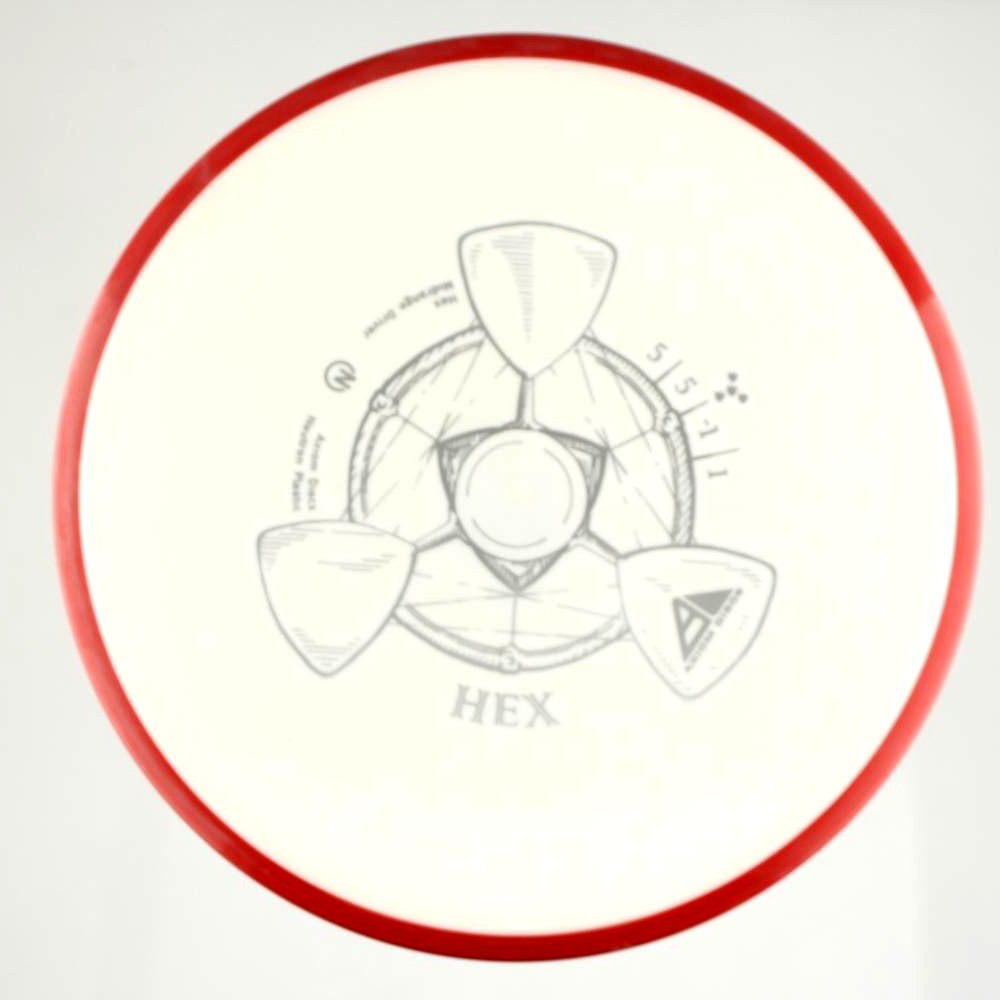 Hex - Standard - Red Rim - 176.7 gm -  Disc ID: 607323